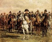 Jean-Louis-Ernest Meissonier Napoleon and his Staff oil